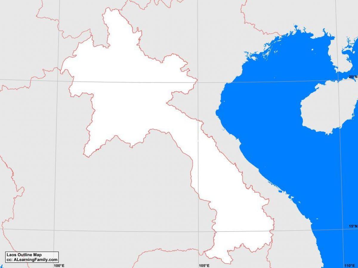 Mapa laosu osnovy