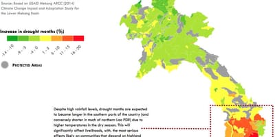 Mapa laosu klimatu